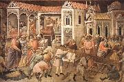 GADDI, Agnolo Preparation of the Cross (detail) xg oil painting reproduction